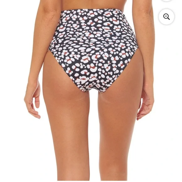 NWT Jessica Simpson leopard high rise swim bottoms only - Picture 2 of 3
